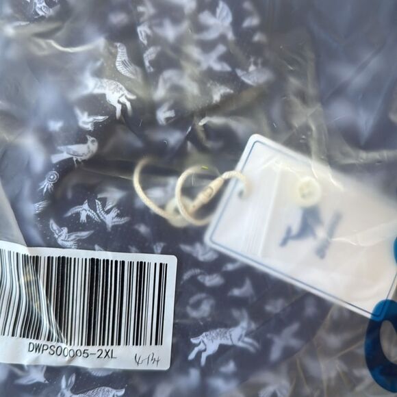 Yiume Island Daydream Hawaiian Island Daydream Print Short Sleeve Polo 2XL NWT - Picture 6 of 6